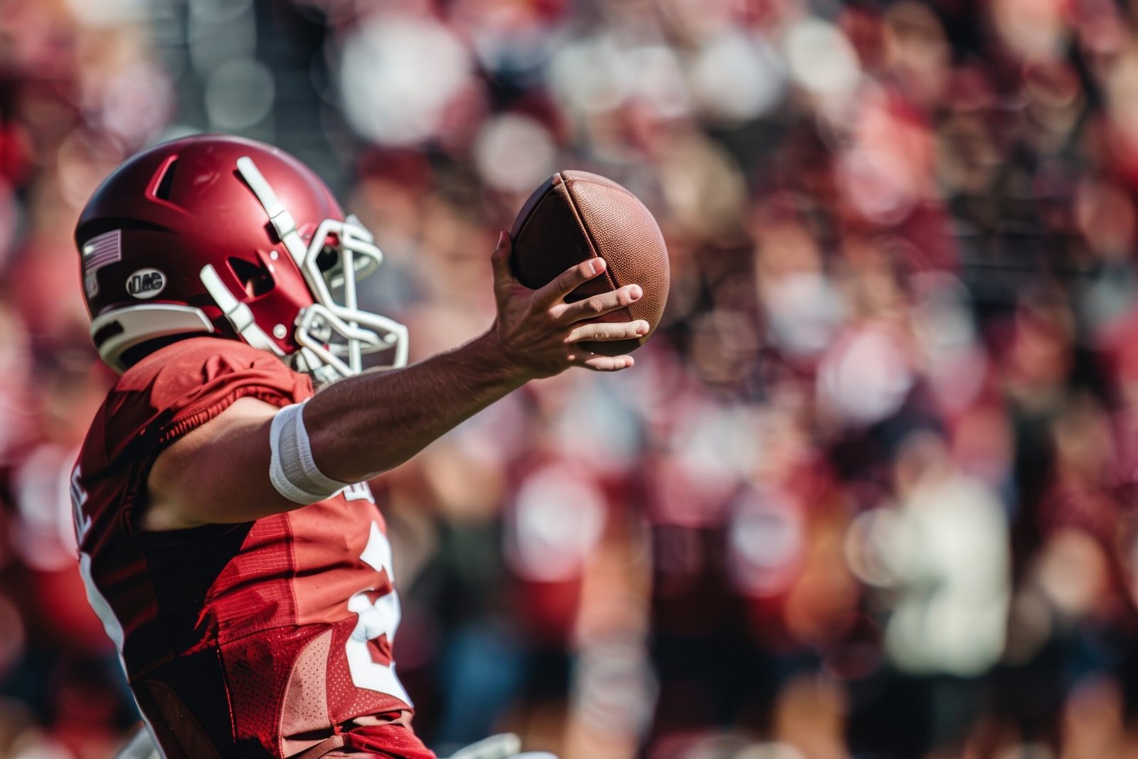 Quarterback throwing on game day — University of South Carolina Gamecocks football transportation from Charleston